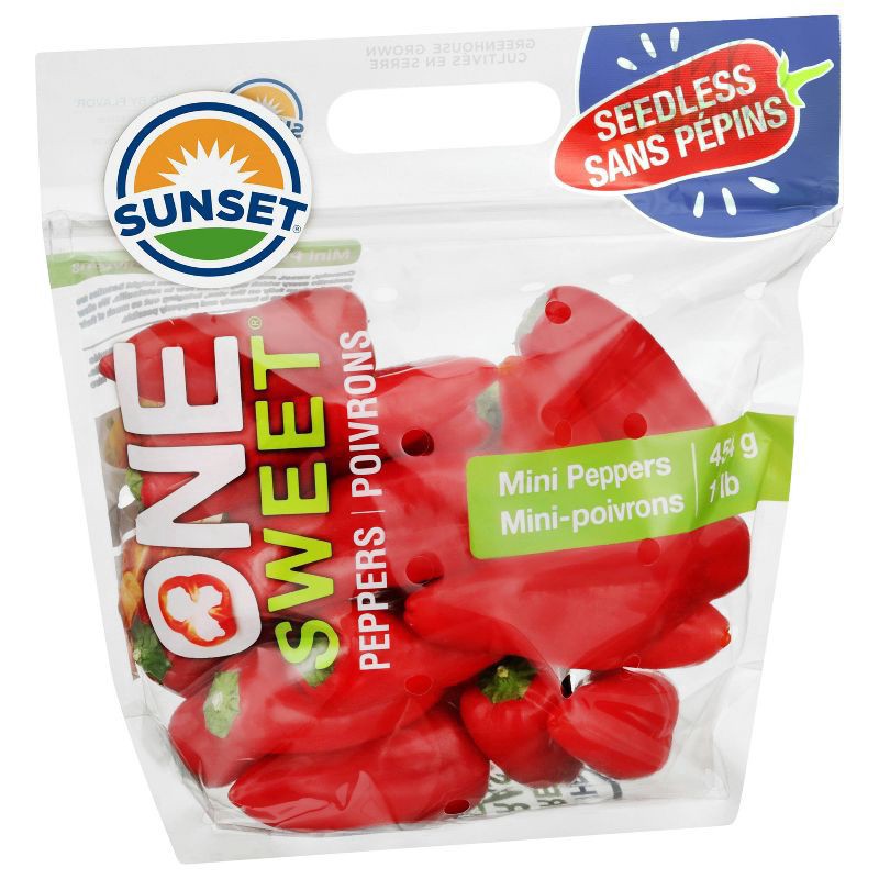 slide 6 of 9, Sunset LolliPeppers Mini-Peppers - 1lb, 1 ct