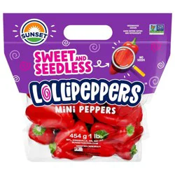 Sunset LolliPeppers Mini-Peppers - 1lb