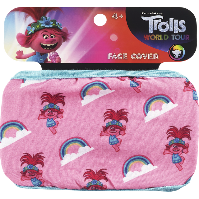 slide 1 of 1, ABG ACCESSORIES 5453 Trolls Licensed Face Cover, 1 ct
