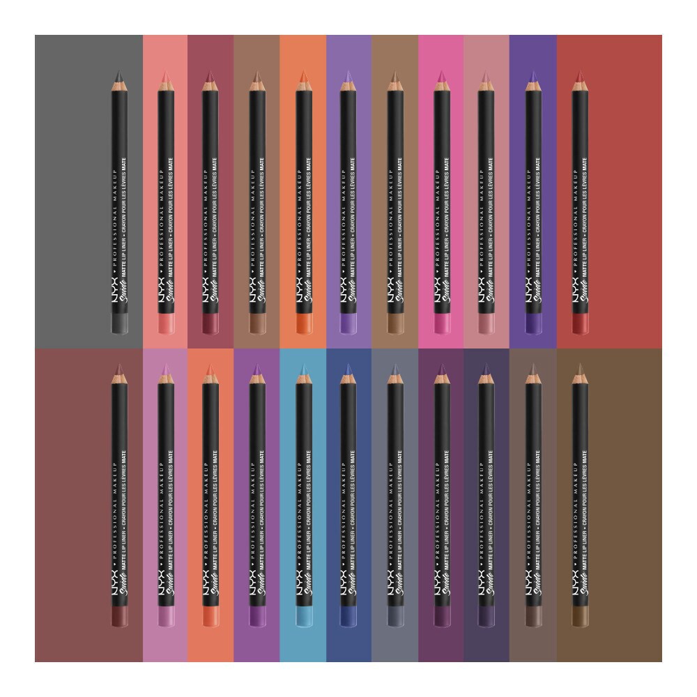 slide 4 of 6, NYX Professional Makeup NYX Suede Matte Lip Liner, Maison, 1 ct