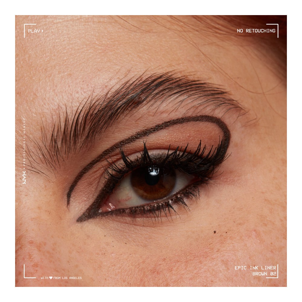 slide 2 of 6, Nyx Professional Makeup Epic Ink Eye Liner Brown, 0.03 fl oz