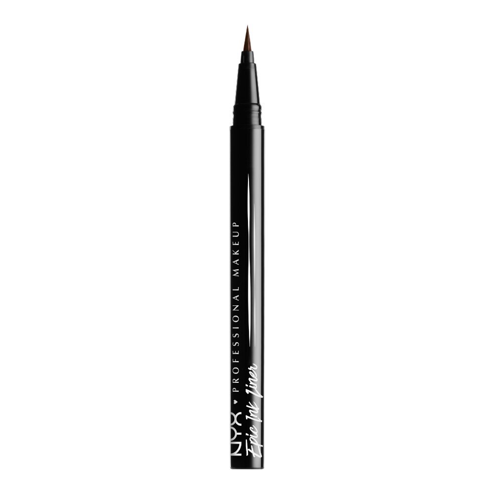 slide 4 of 6, Nyx Professional Makeup Epic Ink Eye Liner Brown, 0.03 fl oz