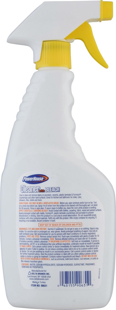 slide 5 of 9, PowerHouse Power House All Purpose Cleaner With Bleach, 22 oz