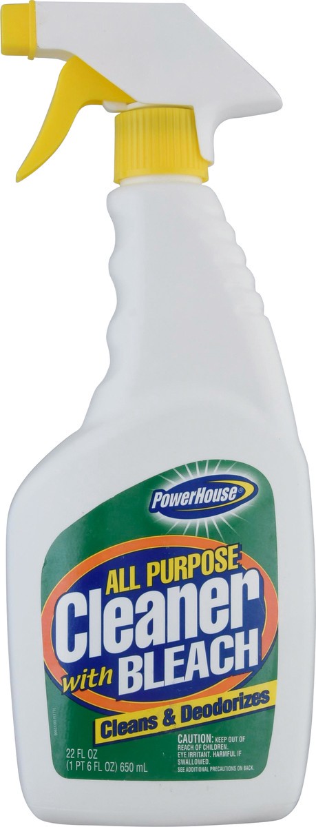 slide 6 of 9, PowerHouse Power House All Purpose Cleaner With Bleach, 22 oz