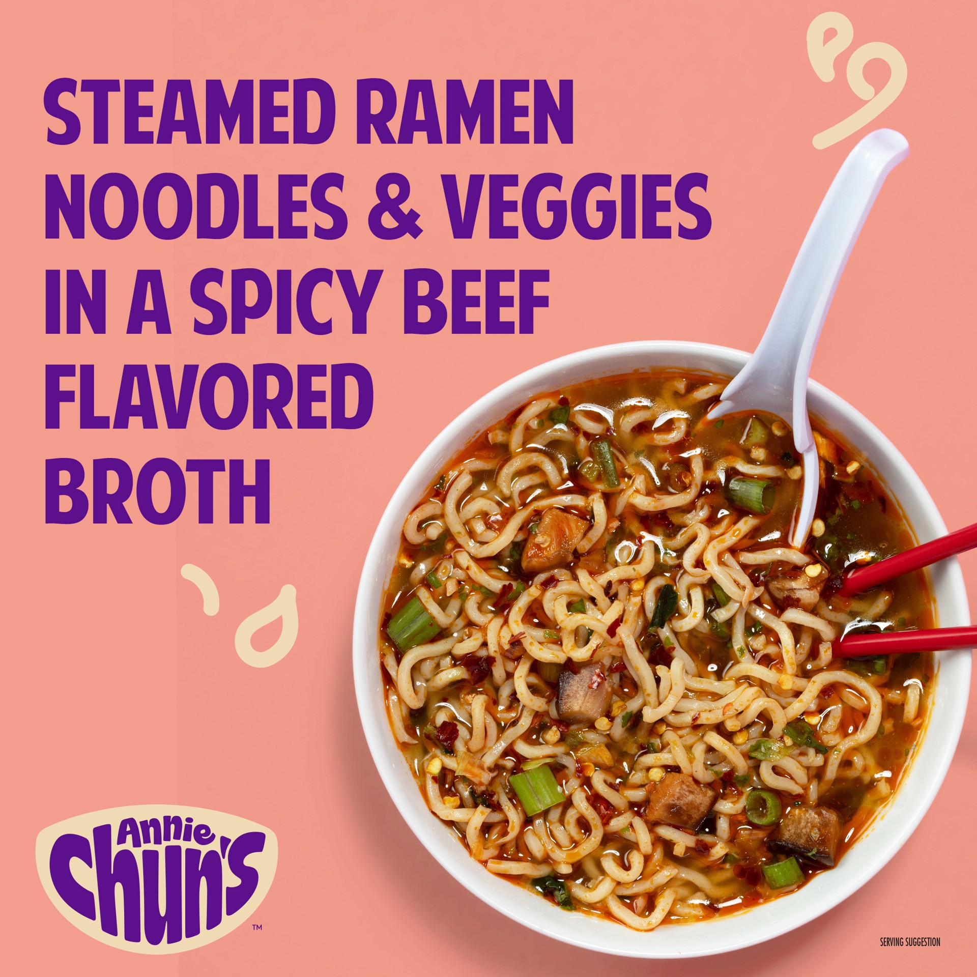 slide 2 of 5, Annie Chun's Spicy Ramen 5.43 oz, 5.43 oz