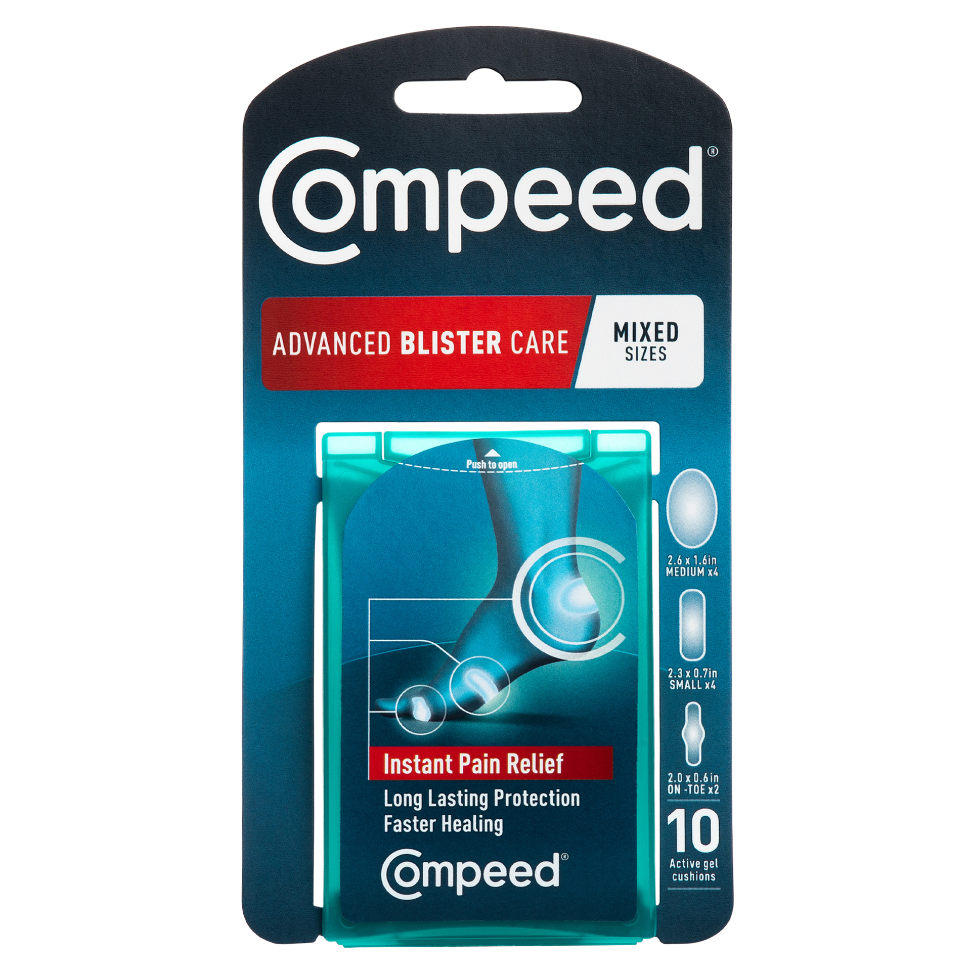 slide 5 of 5, Compeed Advanced Blister Care Mixed Sizes Cushions 10 Each, 10 ct