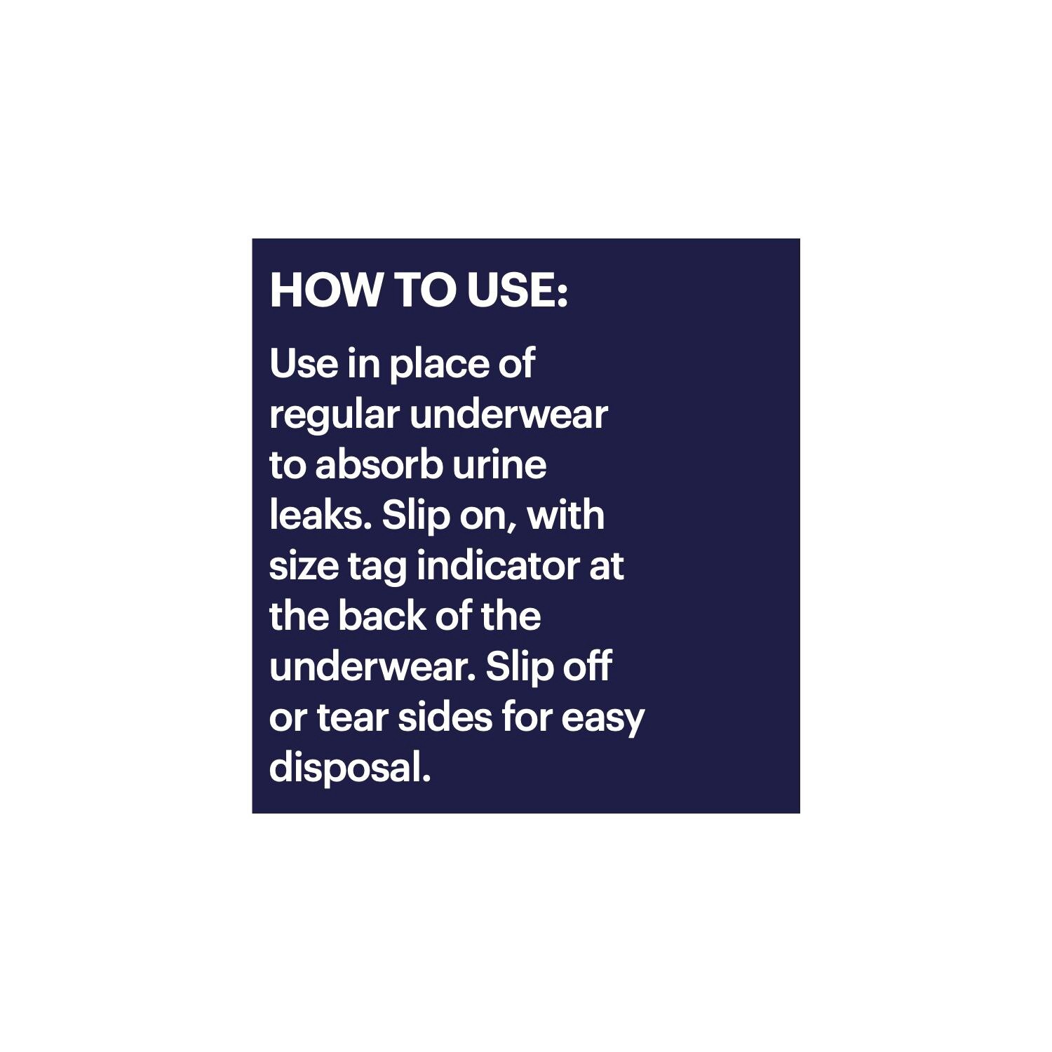 slide 11 of 12, Because Sensitive Plant-Based Liner L Overnight Underwear (60-125 lbs) 14 Each, 14 ct