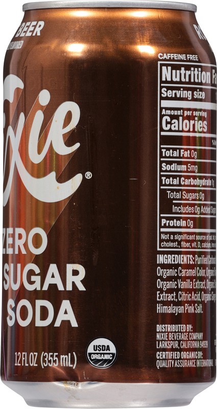 slide 3 of 5, Nixie Zero Sugar Root Beer - 12 fl oz, 12 fl oz
