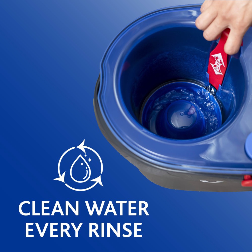 slide 3 of 6, O-Cedar Easywring Rinse Clean Microfiber Spin Mop System 1 ea, 1 ct
