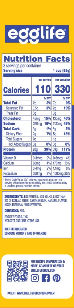 slide 2 of 4, egglife Gluten Free Original POWER PASTA, 9 oz