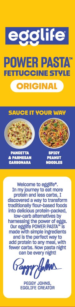 slide 3 of 4, egglife Gluten Free Original POWER PASTA, 9 oz
