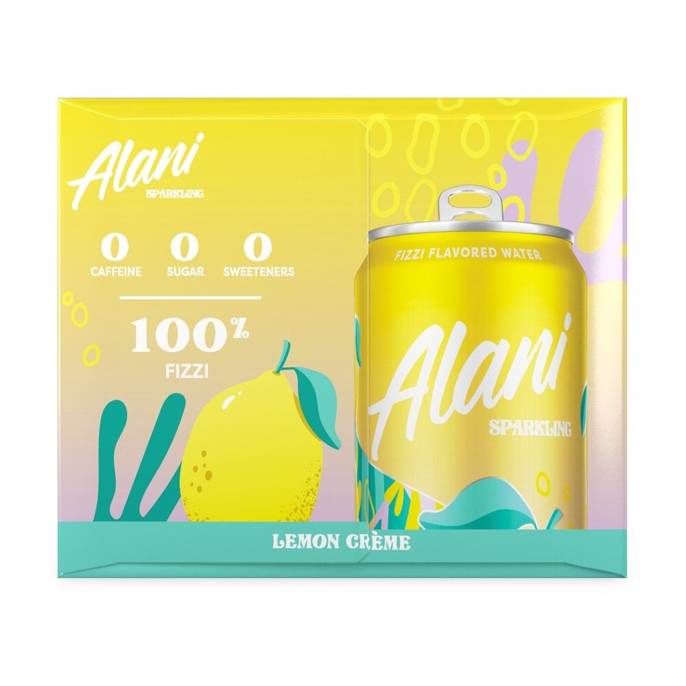 slide 3 of 3, Alani Nu Lemon Creme Sparkling Water, 8 ct; 12 fl oz