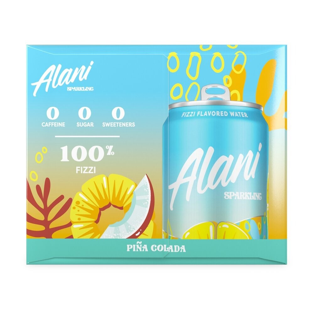Alani Nu Pina Colada Sparkling Water 8 ct; 12 fl oz Shipt