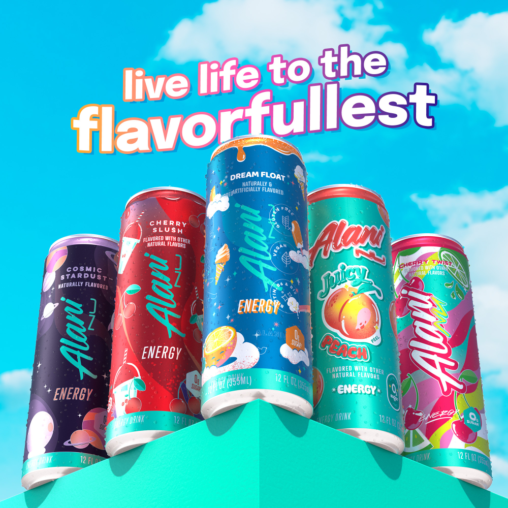 slide 4 of 6, Alani Nu Alani Energy Drink Dream Float 12oz, 12 fl oz