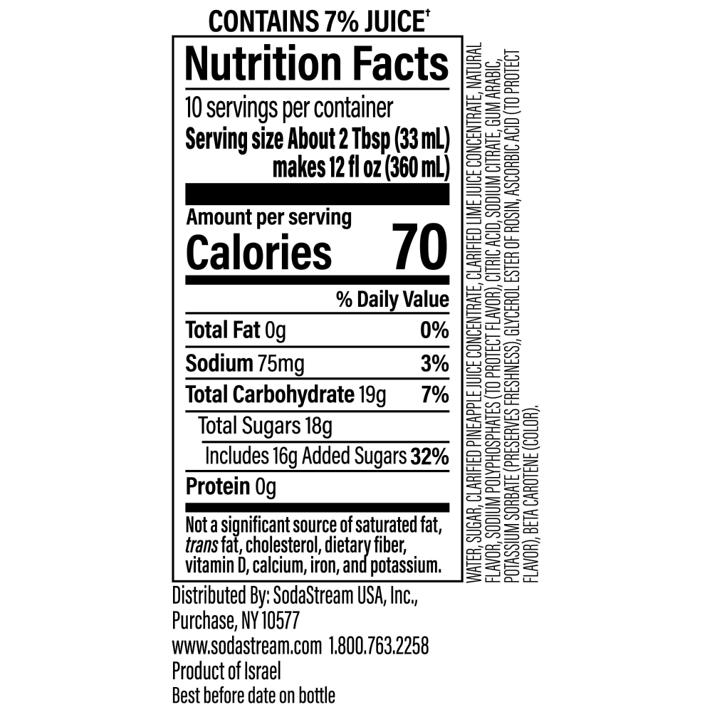 slide 4 of 6, SodaStream Crafted Non-Alcoholic Pineapple & Jalapeno Cocktail Mixer, 1 ct