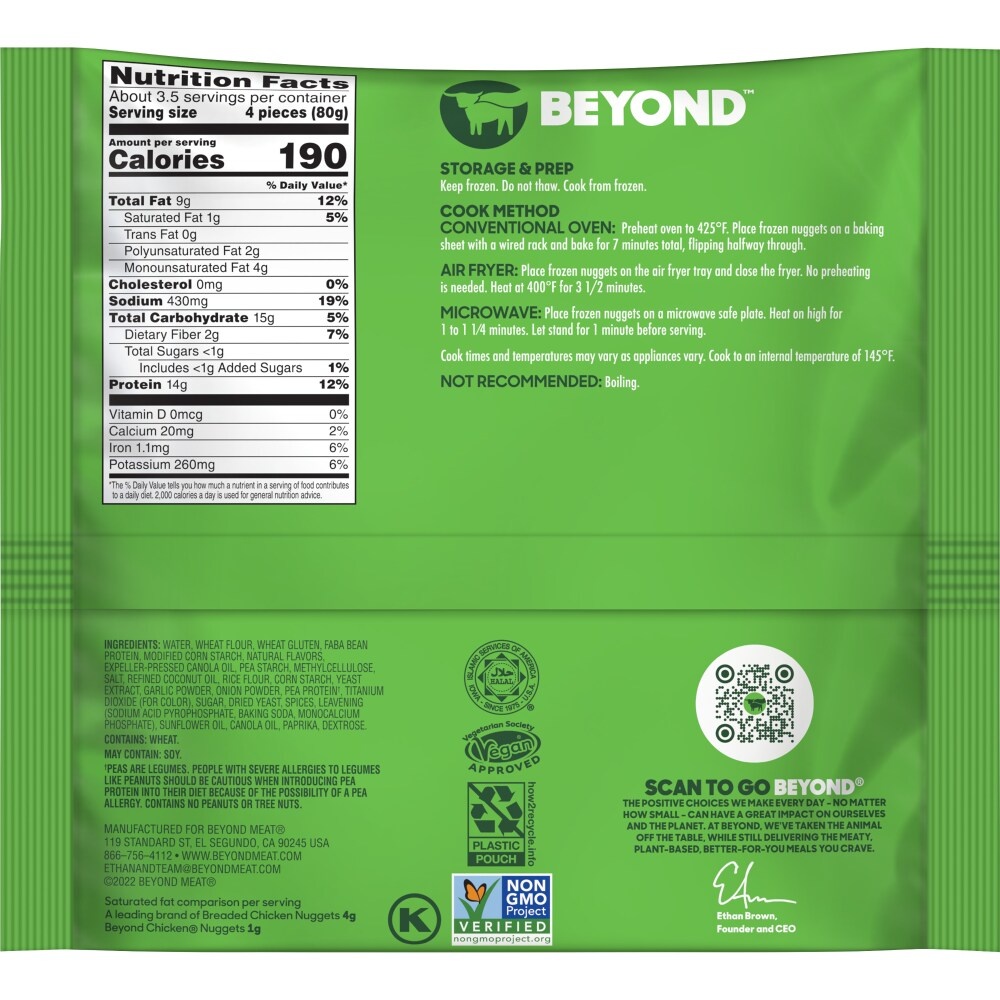 Beyond Meat Plant Based Chicken Nuggets 10 Oz Shipt