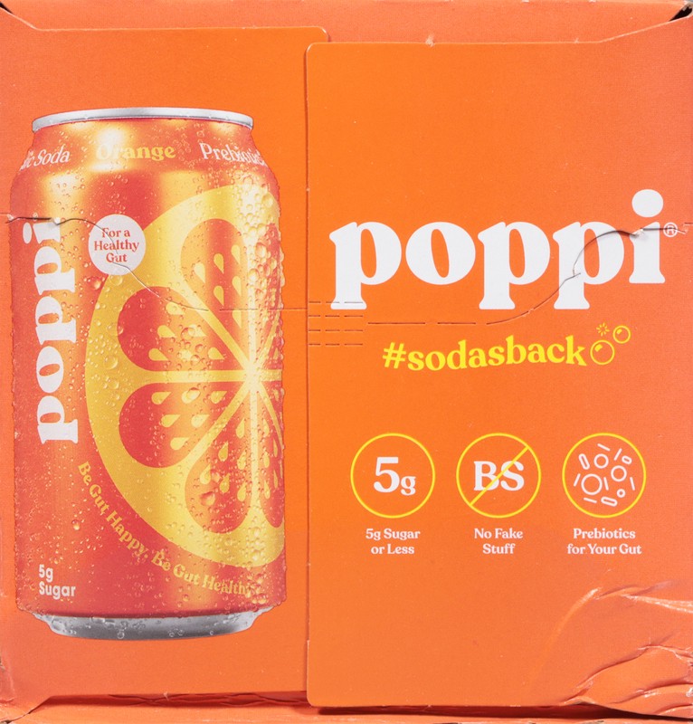 slide 2 of 5, Poppi Assorted Prebiotic Soda Variety Pack 8 - 12 fl oz Cans, 8 ct; 12 fl oz