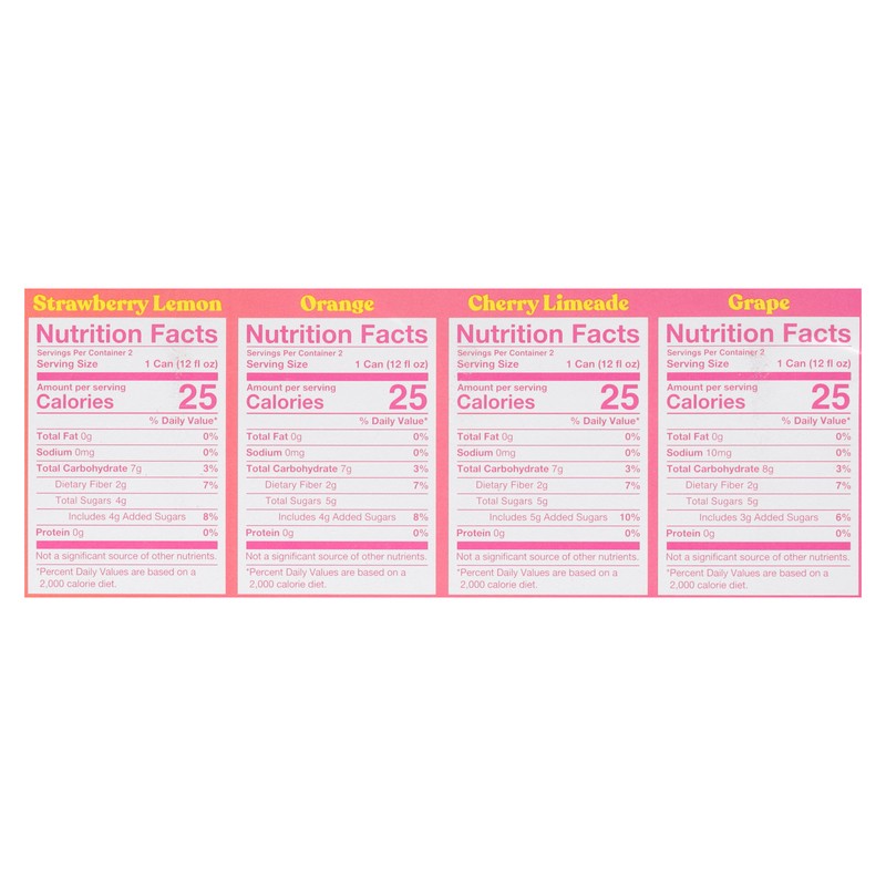 slide 5 of 5, Poppi Assorted Prebiotic Soda Variety Pack 8 - 12 fl oz Cans, 8 ct; 12 fl oz