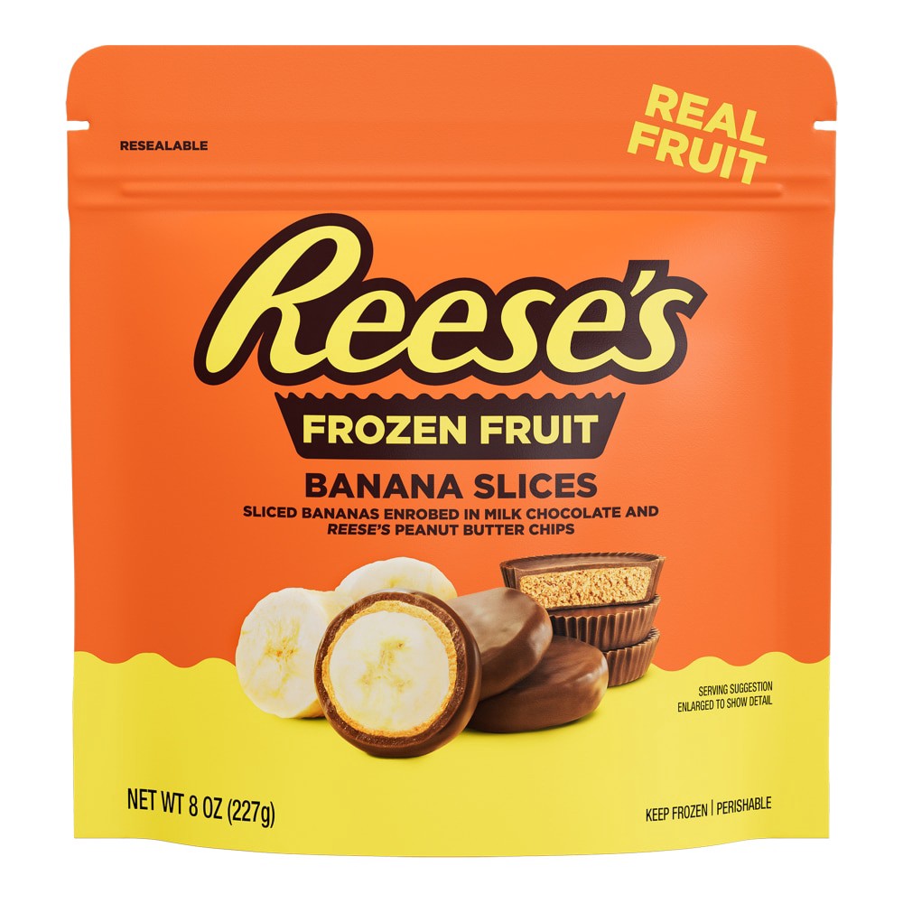 slide 2 of 2, Reese's Banana Slices with Peanut Butter and Milk Chocolate, 8 oz