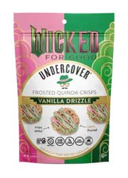 Undercover® Frosted Vanilla Drizzle Quinoa Crisps, 3 oz