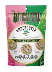 Undercover® Frosted Vanilla Drizzle Quinoa Crisps, 3 oz