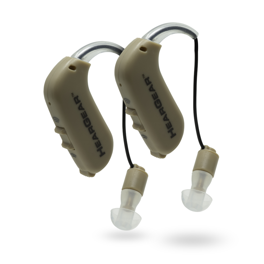 slide 1 of 1, Lucid Hearing Heargear Rechargeable Hearing Amplifier Pair, 1 ct