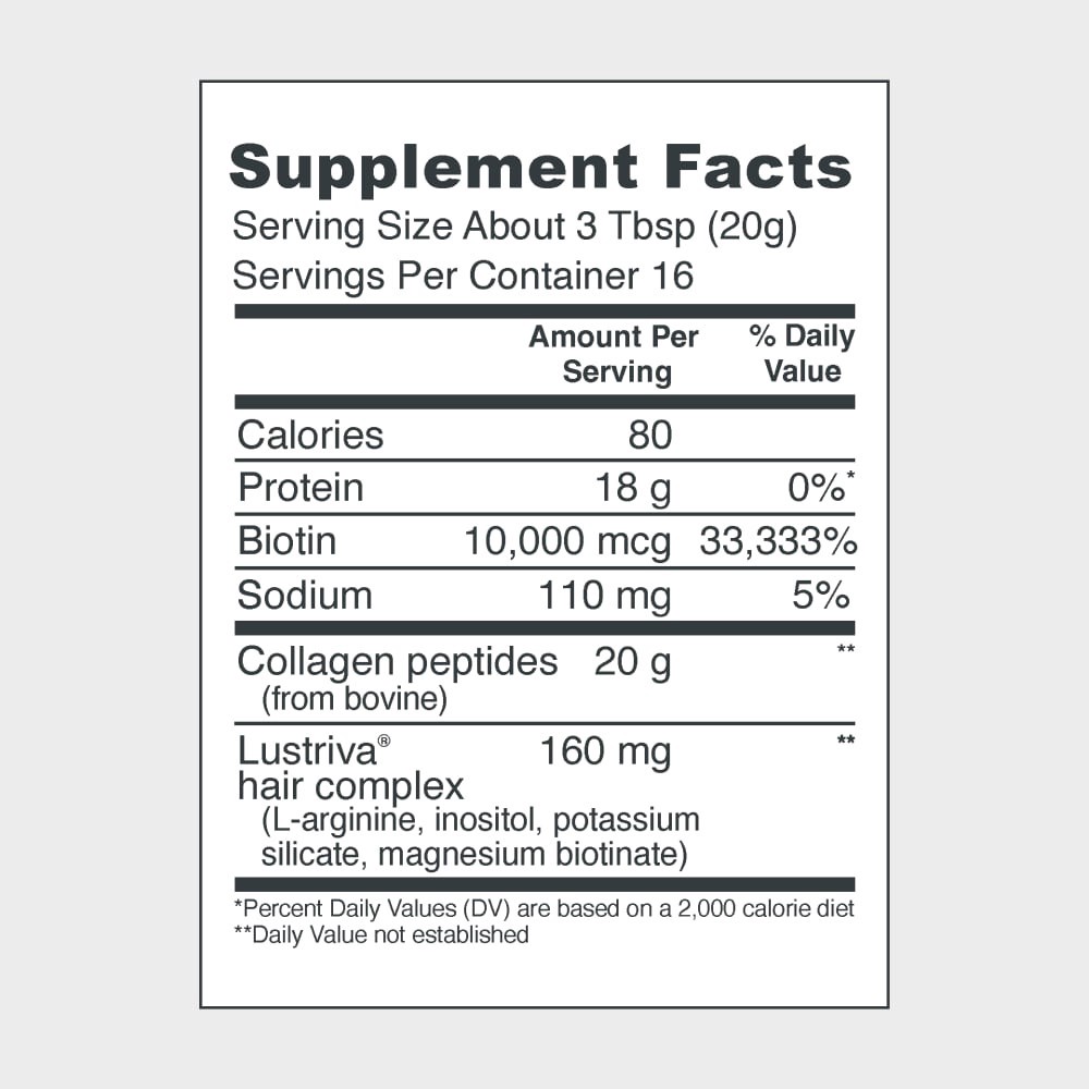 slide 6 of 6, Vital Proteins Collagen Peptides Hair Support, 10 oz