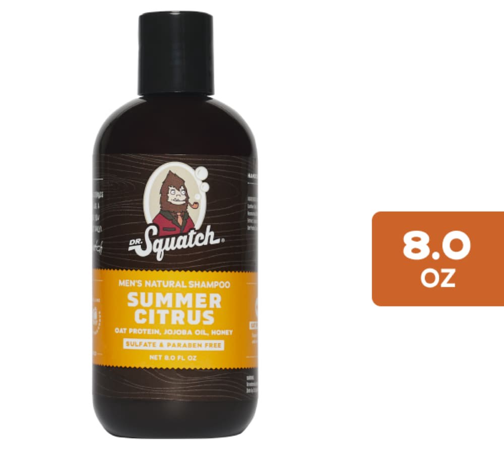 slide 2 of 3, Dr. Squatch Mens Summer Citrus Shampoo, 8 fl oz