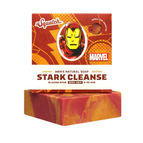 slide 1 of 1, Dr Squatch Dr. Squatch Marvel Bar Soap - Stark Cleanse, 5 oz