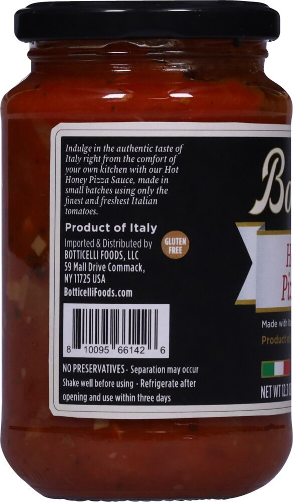 slide 4 of 4, Botticelli Hot Honey Pizza Sauce, 12.3 oz