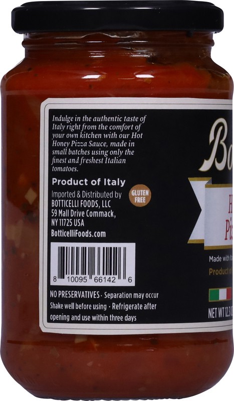 slide 2 of 5, Botticelli Hot Honey Pizza Sauce 12.3 oz, 12.3 oz