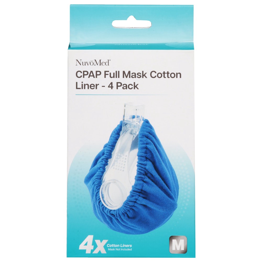 slide 2 of 2, NuvoMed® Medium CPAP Full Mask Liners, 4 ct