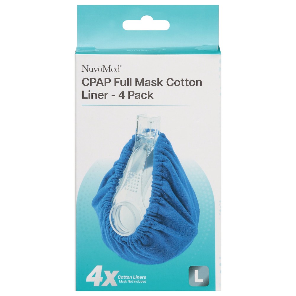 slide 2 of 4, Nuvomed Large Cpap Full Mask Liners, 4 ct