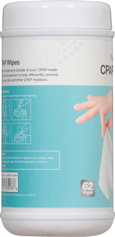 slide 3 of 4, Nuvomed Citrus Scented Cpap Mask Wipes, 62 ct
