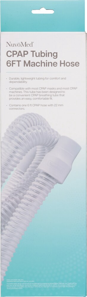 slide 2 of 2, Nuvomed Cpap Tubing Machine Hose, 6 ft