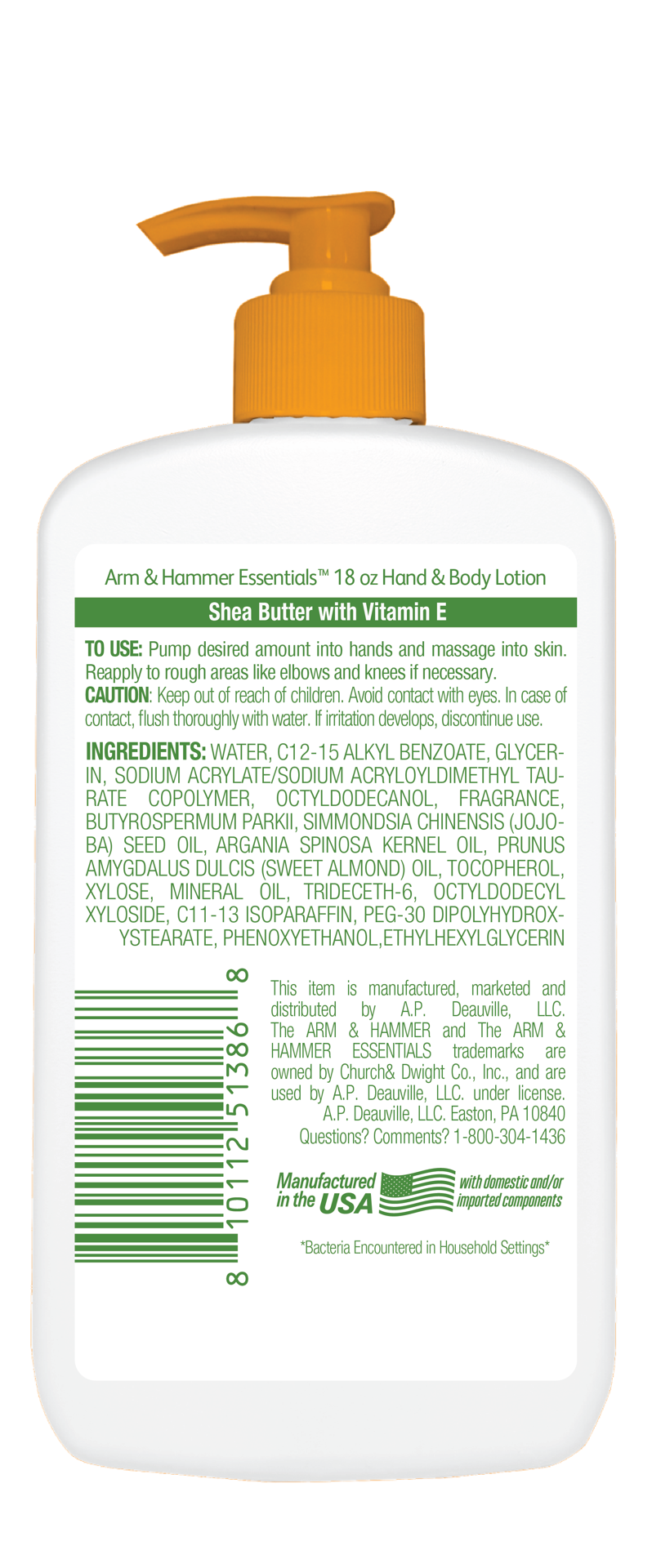 slide 2 of 2, A&H Ess H&B Ltn Shea B+ Vit E, 18 oz