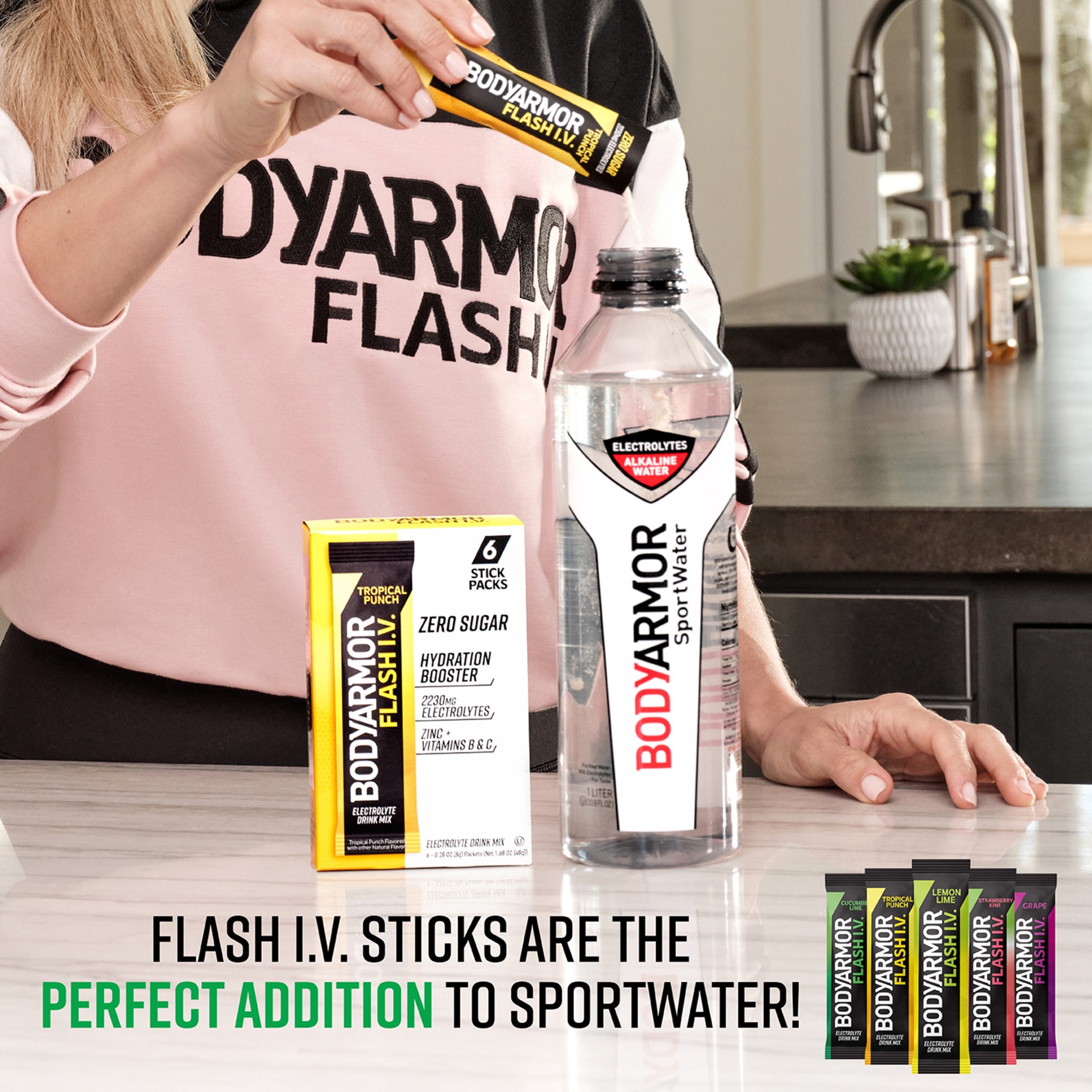 slide 5 of 5, BODYARMOR Sportwater Bottle, 1.5 Liters, 1.5 liter