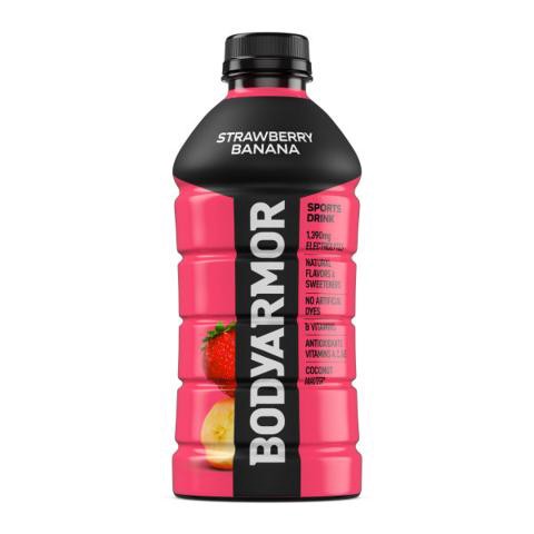 slide 1 of 3, BODYARMOR Sports Drink, Strawberry Banana, 28 oz