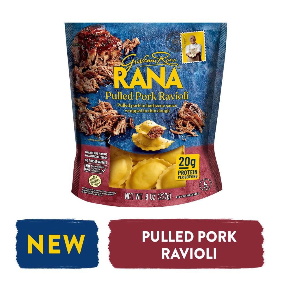 slide 2 of 2, Rana BBQ Pulled Pork Ravioli, 8 oz