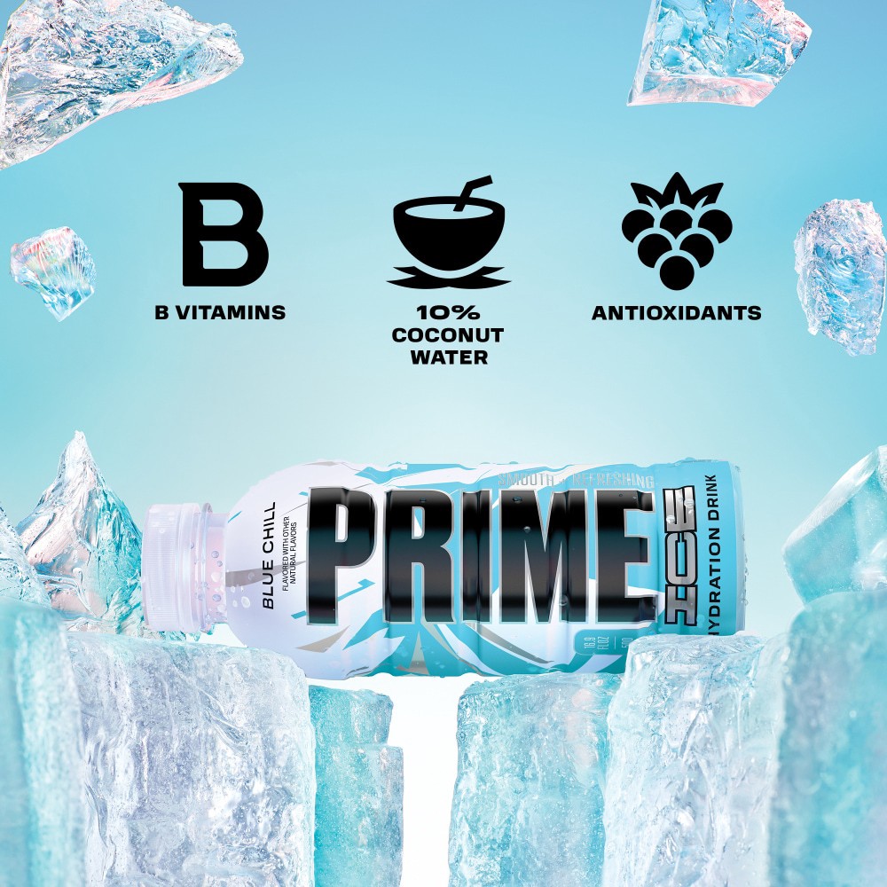 slide 2 of 6, Prime Hydration Ice Blue Chill, 16.9 oz