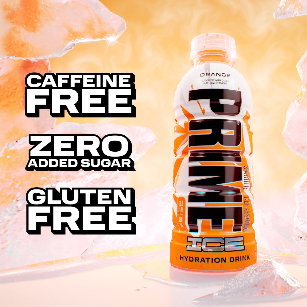 slide 4 of 6, Prime Hydration Ice Orange, 16.9 oz