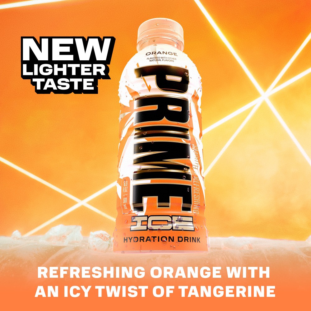 slide 5 of 6, Prime Hydration Ice Orange, 16.9 oz