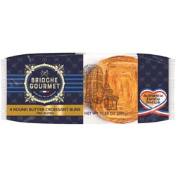 Brioche Gourmet Round Butter Croissant Buns