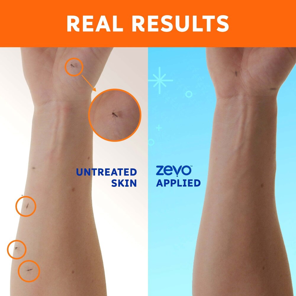 slide 2 of 6, Zevo On-Body Mosquito + Tick Repellent Aerosol Spray (8oz, Value Size), 8 oz