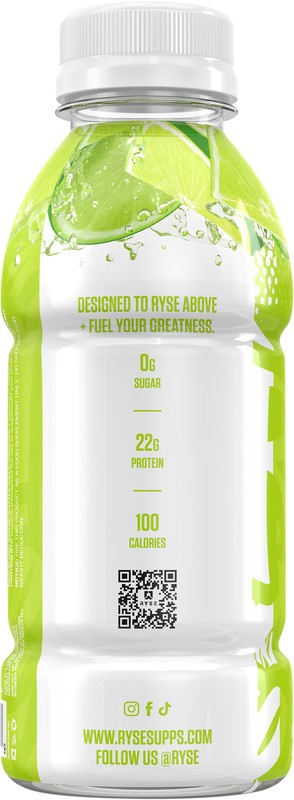 slide 4 of 4, Ryse Clear Whey Rtd Key Lime, 16.9 oz