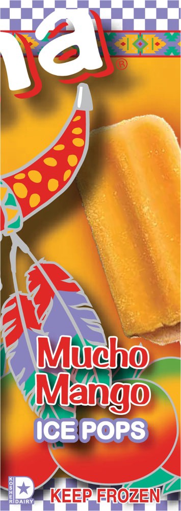 slide 3 of 6, AriZona Ice Pops Mucho Mango 4PK, 4 ct