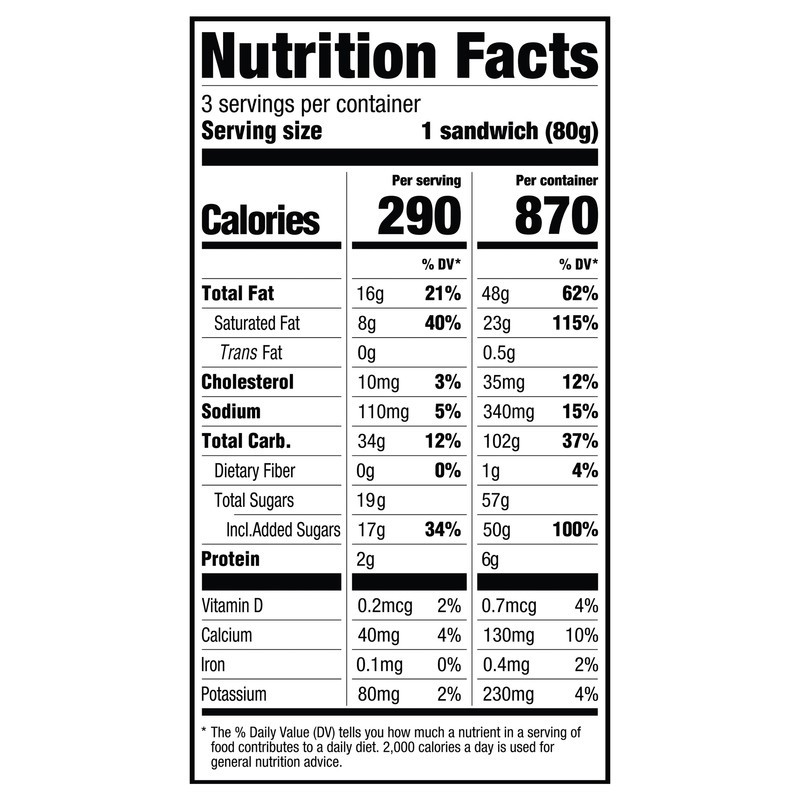 slide 3 of 3, Kellogg's® Rice Krispies Treats™ Ice Cream Sandwich - Strawberry, 3 ct / 4 fl oz