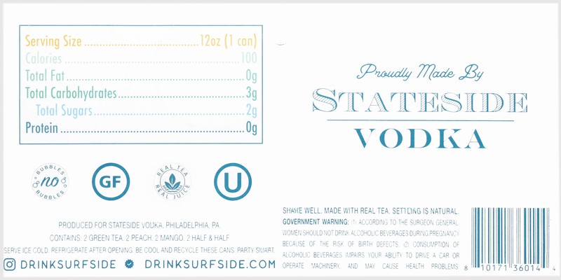slide 3 of 5, Surfside Green Tea Variety 8 Pack Cans, 8 ct; 12 oz