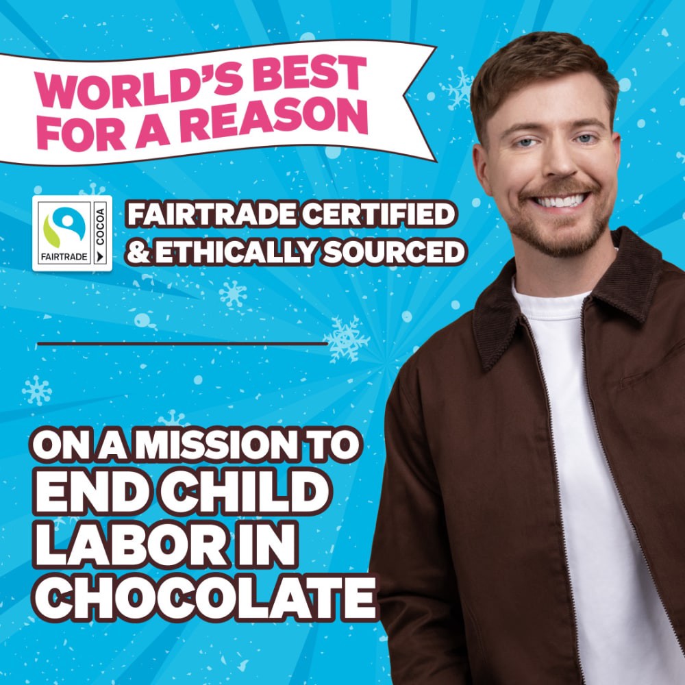 slide 5 of 5, Feastables Pretzel Mint Crunch Candy Cane Bites, 1 oz