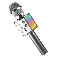 Nifty Karaoke Microphone with LED Lights, 1 ct